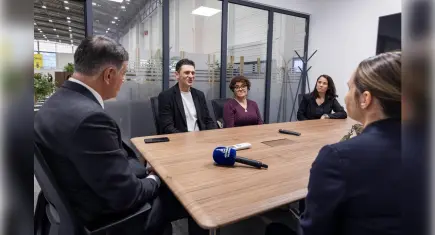 Minguzzi ailesinden Başkan Tugay’a ziyaret