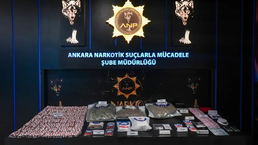 Ankara’da uyuşturucu operasyonu: 113 kişi gözaltına alınırken, 49’u tutuklandı haberinin görseli