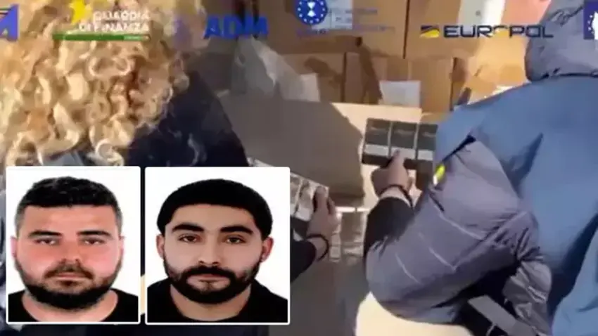 KOM ve Europol’den ortak operasyon: ‘Baybaşin’ örgütüne sigara kaçakçılığı baskını haberinin görseli