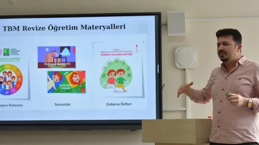 Okullarda bağımlılık riskine karşı farkındalık eğitimi verildi haberinin görseli