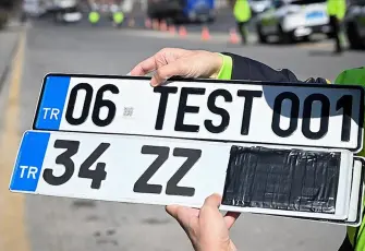 Sahte plakalara 1 Nisan’dan itibaren 140 bin TL ceza