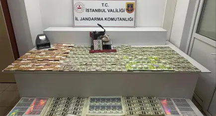 Esenler’de sahte para operasyonu: Milyonlarca dolar ve euro ele geçirildi!