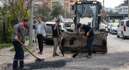 Bornova’da 3 ayda 722 çukur kapatıldı