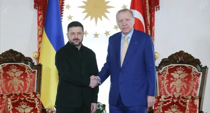 Cumhurbaşkanı Erdoğan ile Zelenskiy, İstanbul'da bir araya geldi