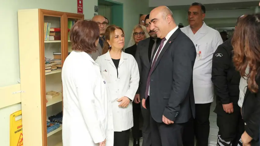 İzmir İl Sağlık Müdürü Kul’dan hastane incelemesi haberinin görseli