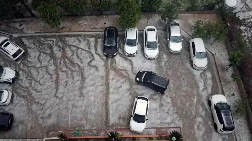 Adana beyeza büründü haberinin görseli