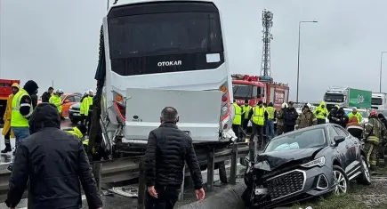 Kuzey Marmara Otoyolu’nda meydana gelen kazada yaralanan polis şehit oldu