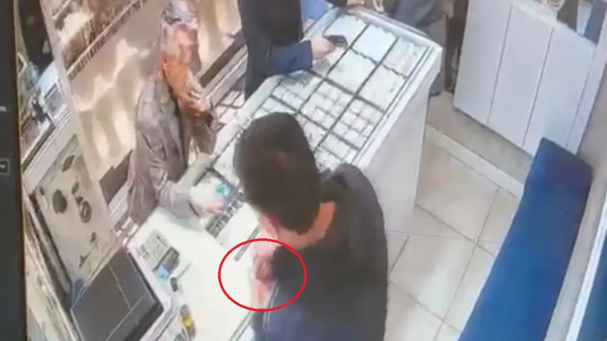 Üç farklı kuyumcuya sahte altın satan şüpheli tutuklandı haberinin görseli