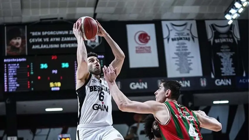 Beşiktaş GAİN evinde hata yapmadı: Karşıyaka’yı 92-86 devirdi haberinin görseli