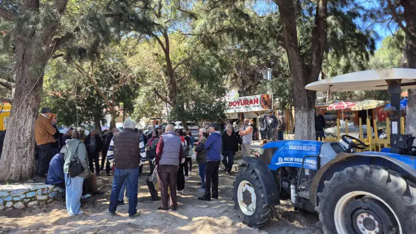 Karaburun’da ‘Nergis Çay Bahçesi’ isyanı haberinin görseli