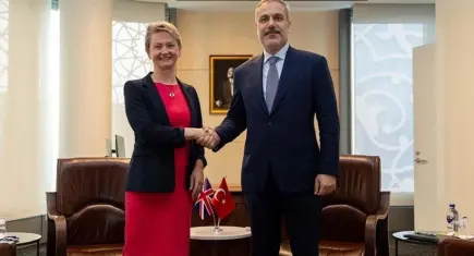 Bakan Fidan, İngiliz mevkidaşı Cooper ile görüştü