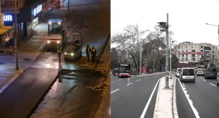 Şirinyer’de yollar yenileniyor