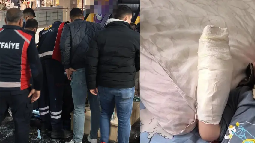 Mardin’de yürüyen merdiven kazası: 3 yaşındaki çocuğun parmağı koptu haberinin görseli