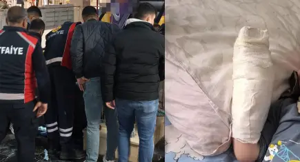 Mardin’de yürüyen merdiven kazası: 3 yaşındaki çocuğun parmağı koptu