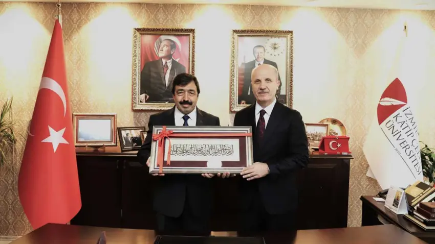 YÖK Başkanı Özvar’dan İKÇÜ’ye ziyaret haberinin görseli