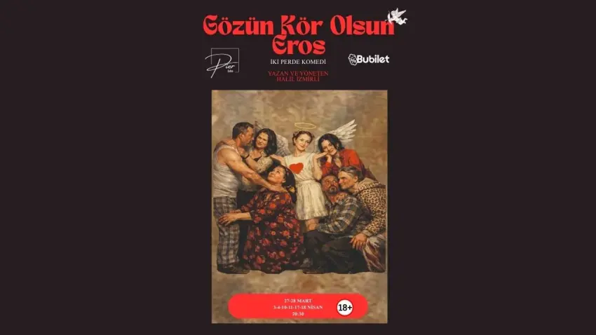 Aşk tanrısı yargılanıyor: “Gözün Kör Olsun Eros” sahneye çıkıyor haberinin görseli