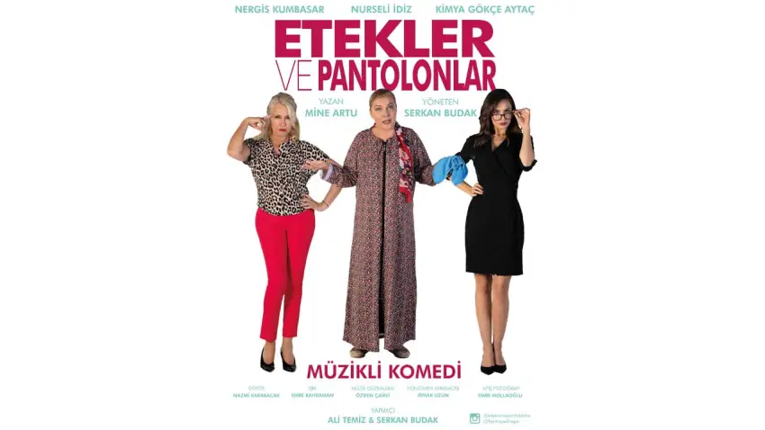 “Etekler ve Pantolonlar” oyunu Güzelbahçe’de sahne alıyor haberinin görseli
