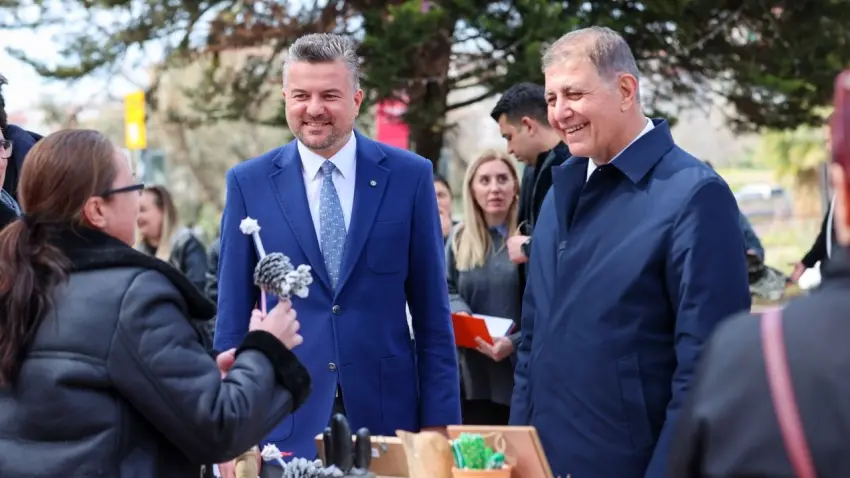 Buca’da Kadın Emeği Pazarı yoğun ilgi gördü