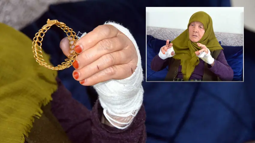 Kolundaki bilezikler için 85 yaşındaki komşusuna saldırdı haberinin görseli