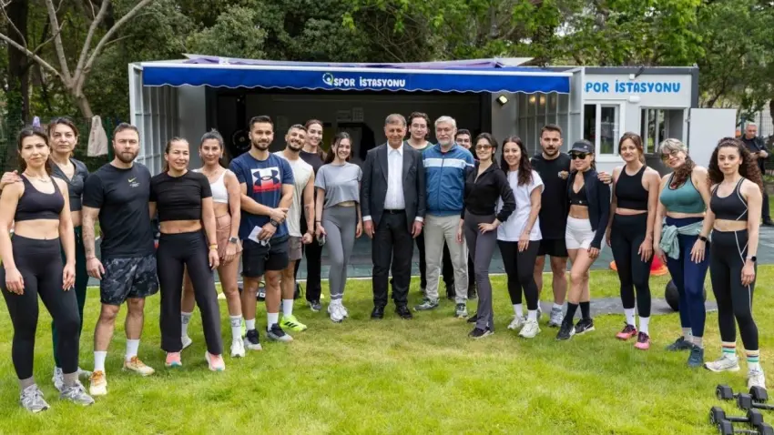 Ücretsiz spor istasyonlarının dördüncüsü Kültürpark’ta açıldı haberinin görseli
