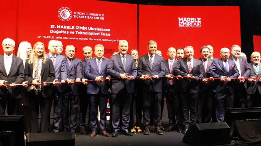 Marble İzmir Fuarı açıldı: Dünya Doğal Taş Sektörü İzmir’de haberinin görseli