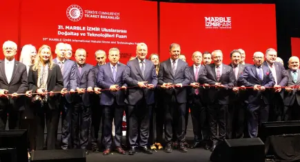 Marble İzmir Fuarı açıldı: Dünya Doğal Taş Sektörü İzmir’de