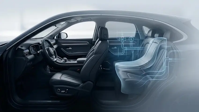 Otomobilde sınırları zorlayan fikir patent aldı: Araç koltuğunun altına tuvalet yerleştirdiler haberinin görseli