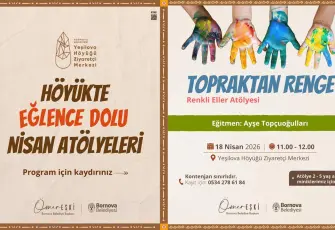 Bornova’da minikler Yeşilova Höyüğü’nde hem eğleniyor hem öğreniyor