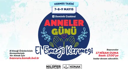 Konak’ta Anneler Günü Kermesi için başvurular başladı