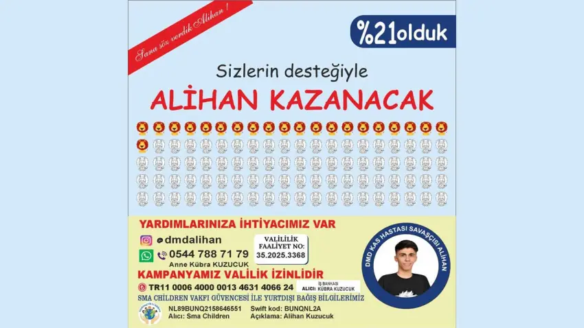 DMD hastası Alihan için destek çağrısı: İznin bitmesine 3 ay kaldı