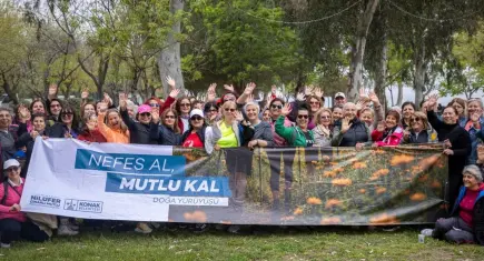 Konaklılar Dünya Sağlık Haftası için yürüdü