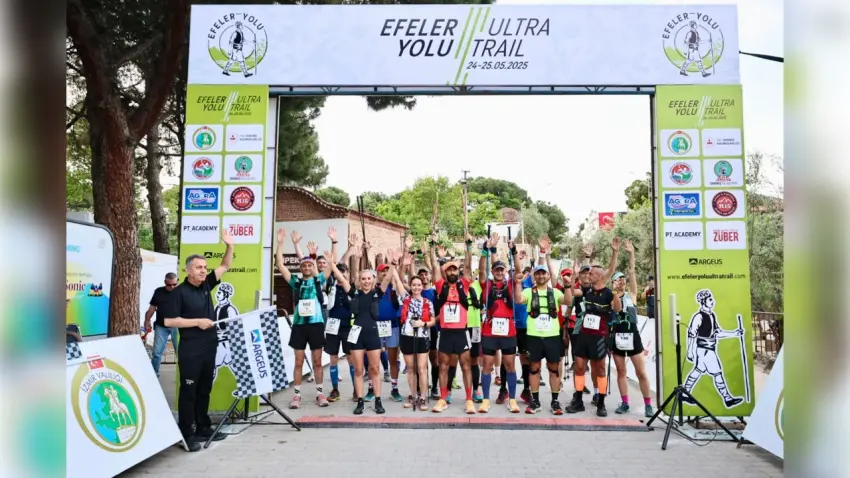Efeler Yolu Ultra Trail doğa ve tarihi aynı parkurda buluşturuyor haberinin görseli