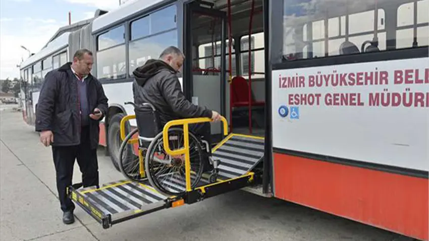 ESHOT’tan engelliler için düzenleme haberinin görseli