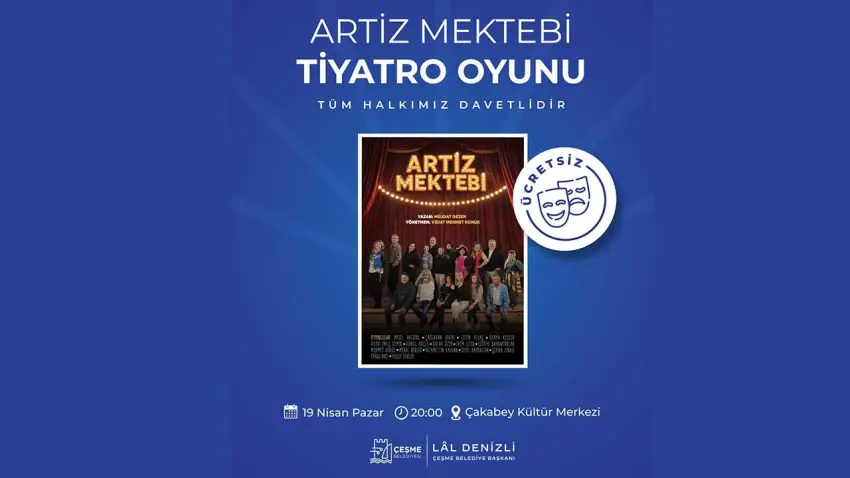 Müjdat Gezen’in unutulmaz eseri Çeşme’de sahnelenecek haberinin görseli