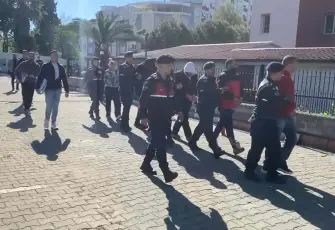 Aydın merkezli yasa dışı bahis operasyonunda 9 şüpheli adliyeye sevk edildi