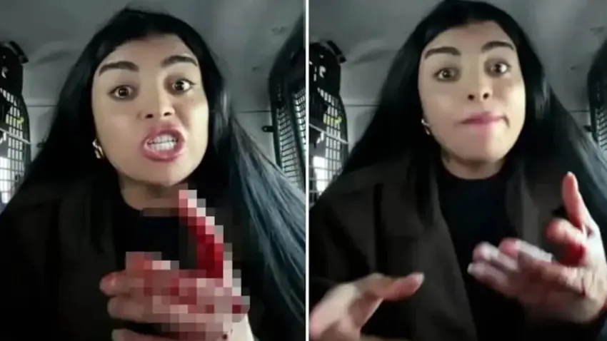 TikTok fenomeni Karagül canlı yayında tartıştığı kadını sokak ortasında bıçakladı haberinin görseli