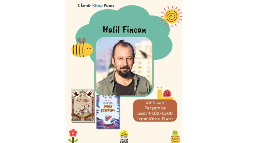 Gazeteci – Yazar Halil Fincan İzmir Kitap Fuarı’nda okurlarıyla buluşacak