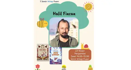 Gazeteci – Yazar Halil Fincan İzmir Kitap Fuarı’nda okurlarıyla buluşacak