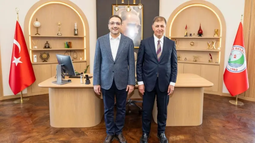 Başkan Cemil Tugay’dan Balçova’ya teşekkür ziyareti haberinin görseli