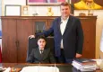 Başkan İsmail Yetişkin koltuğunu öğrenciye devretti