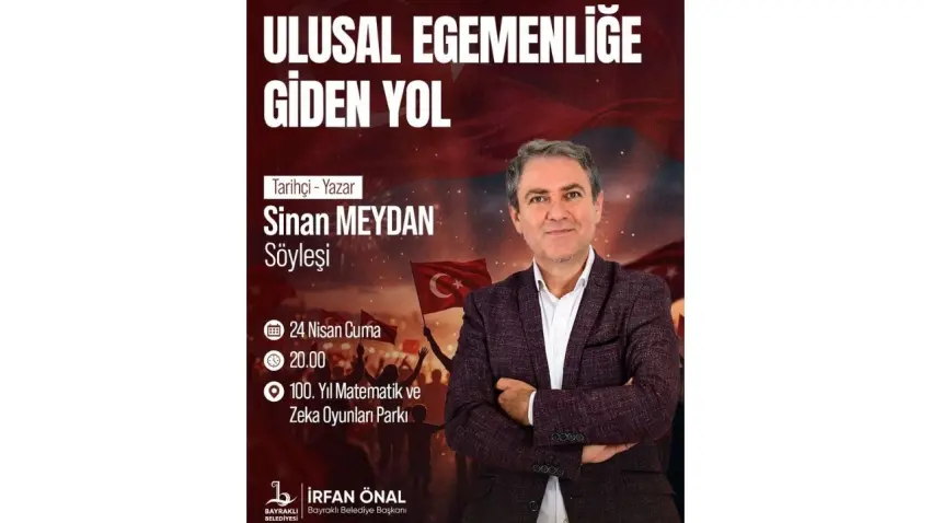 Bayraklı’da 23 Nisan etkinlikleri söyleşiyle sona eriyor haberinin görseli