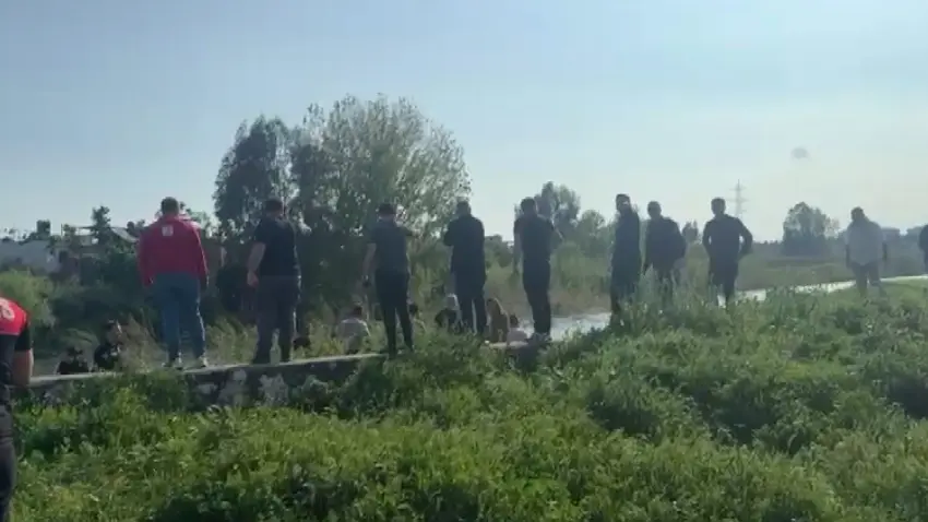 Irmakta kayıp olan genci ararken başka birinin cesedini buldular haberinin görseli