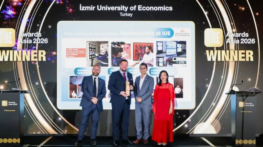 İEÜ, Asya’da çevresel liderlik ödülünü kazandı haberinin görseli