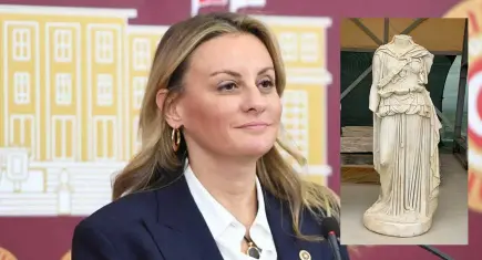 CHP’li Seda Kaya Ösen’den Athena heykeli açıklaması: Nadir ve ünik bir eser