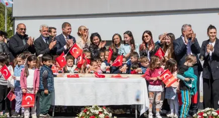 Güzelbahçe’de çocuk eğitim kampüsü için temel atıldı