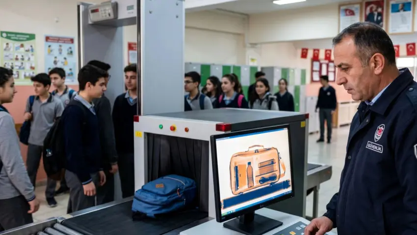 Okullarda 'üst düzey güvenlik' dönemi: X-ray, turnike ve panik butonu geliyor! haberinin görseli