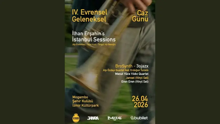 İzmir’de caz günü: Kültürpark Mogambo’da müzik şöleni haberinin görseli