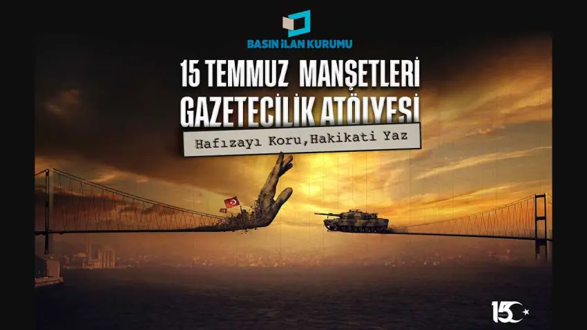 15 Temmuz darbe girişimi genç gazetecilerin manşetleriyle hatırlanacak haberinin görseli