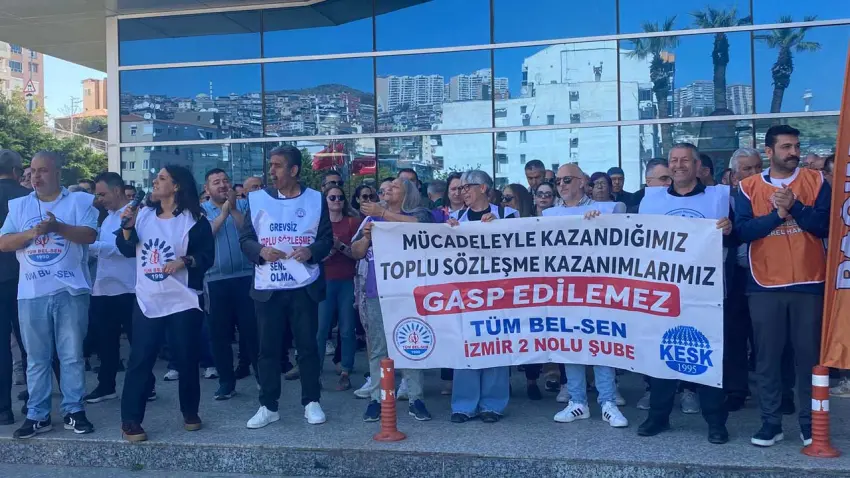Bayraklı Belediyesi’nde TİS çıkmazı: Eylem 15’inci gününde
