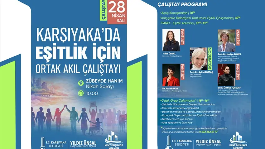 Karşıyaka’da toplumsal eşitlik için ortak akıl buluşması haberinin görseli